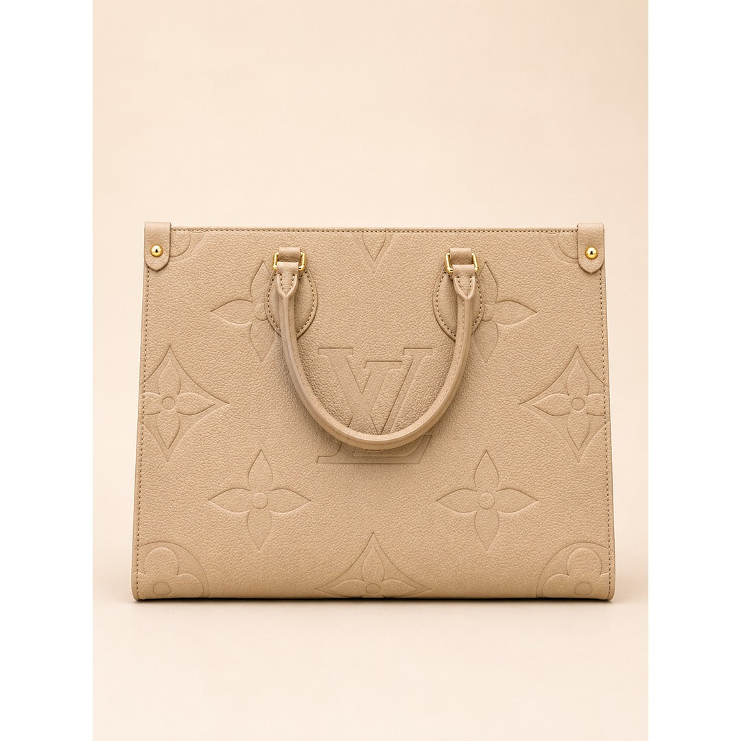 LOUIS VUITTON ONTHEGO EMBOSSED MEDIUM TOTE BAG