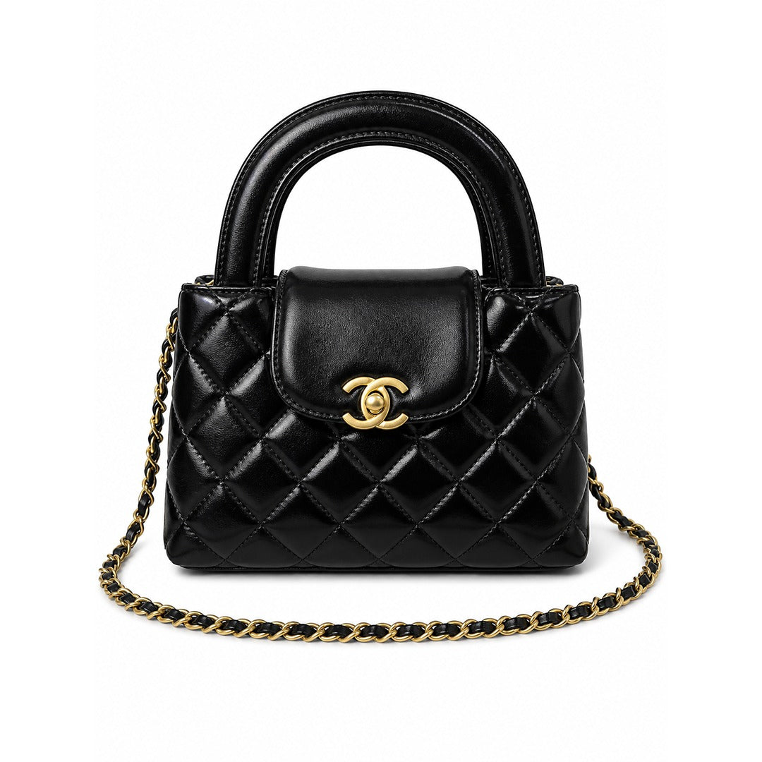 CHANEL KELLY MINI FLAP BAG TOP HANDLE