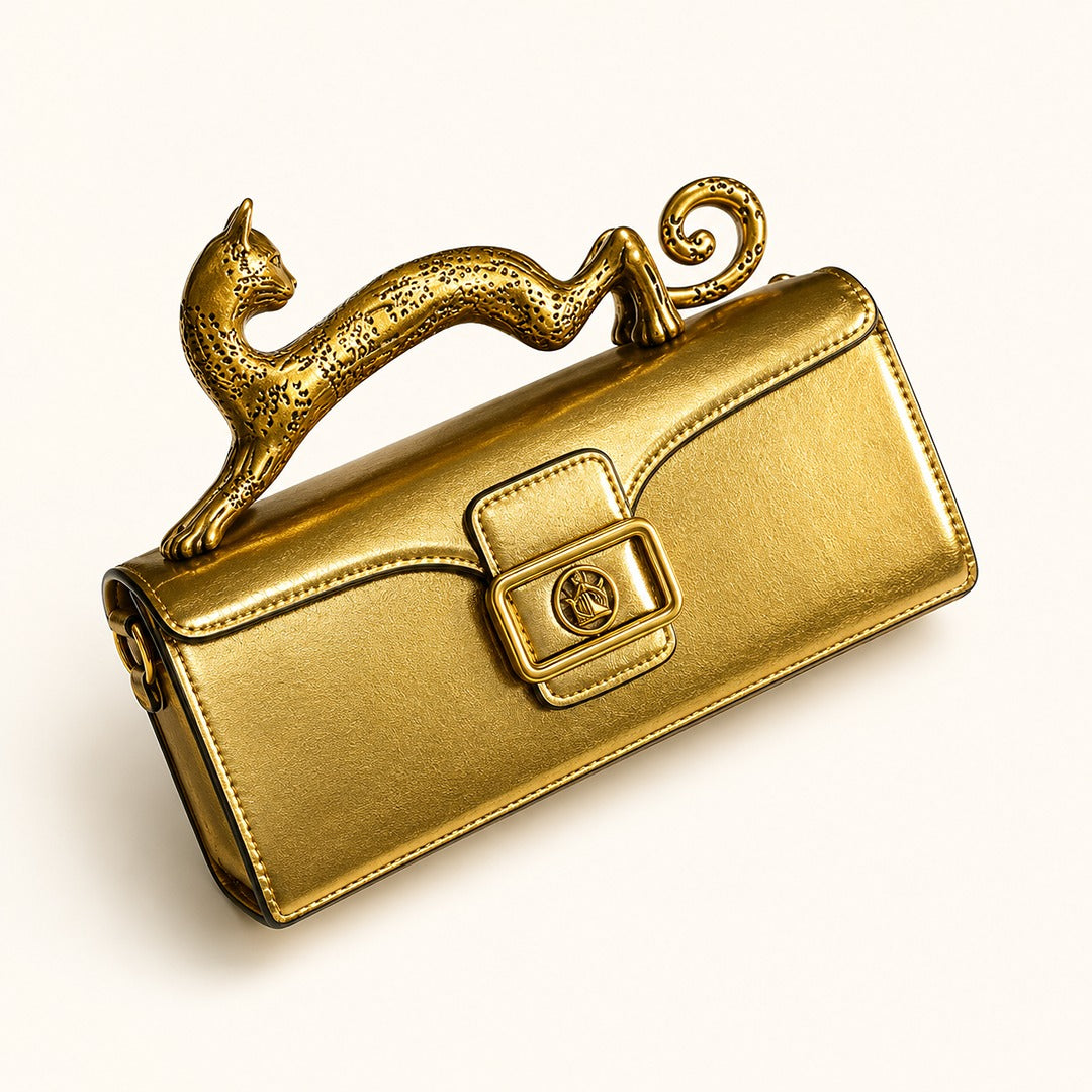 LANVIN PENCIL CAT MATTE HANDLE BAG