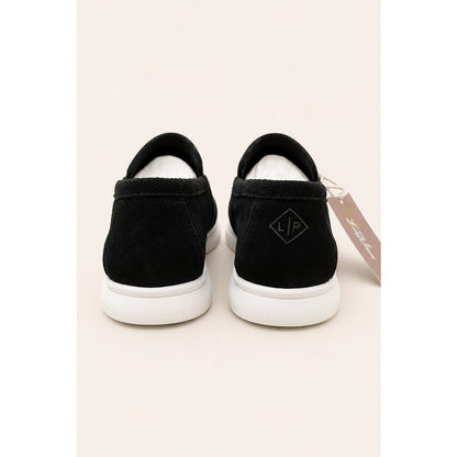 LORO PIANA BLACK SUMMER WALK CASUAL BALLET LOAFERS