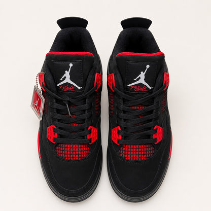 NIKE AIR JORDAN RETRO 4 THUNDER RED BLACK