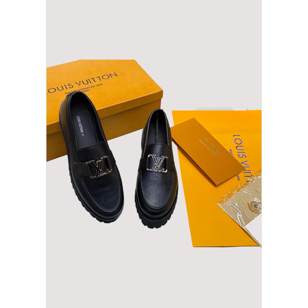 LOUIS VUITTON BLACK FORMAL SHOES MEN
