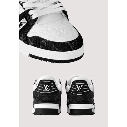 LOUIS VUITTON LV TRAINER BLACK WHITE