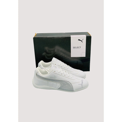 PUMA SPEEDCAT WOMENS WHITE SILVER