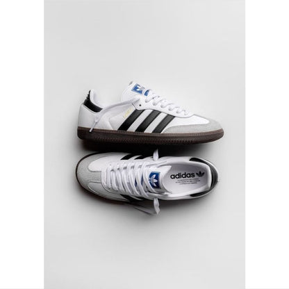 ADIDAS SAMBA OG WOMENS WHITE-BLACK STRIPE SHOES