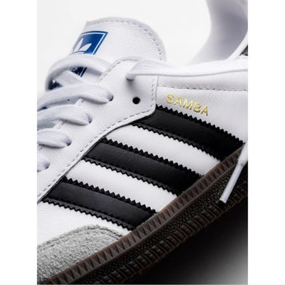 ADIDAS SAMBA OG WOMENS WHITE-BLACK STRIPE SHOES